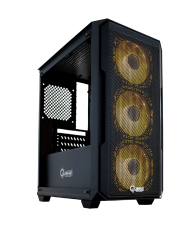 CASE GAMING QUASAD QG-027 METAL-MESH SIDE-GLASS ATX-FULL-SIZE
