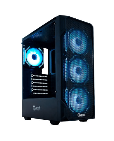CASE GAMING QUASAD QG-027 METAL-MESH SIDE-GLASS ATX-FULL-SIZE