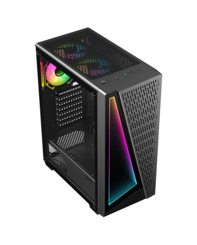 CASE GAMEMAX PRISM BK ATX VIDRIO