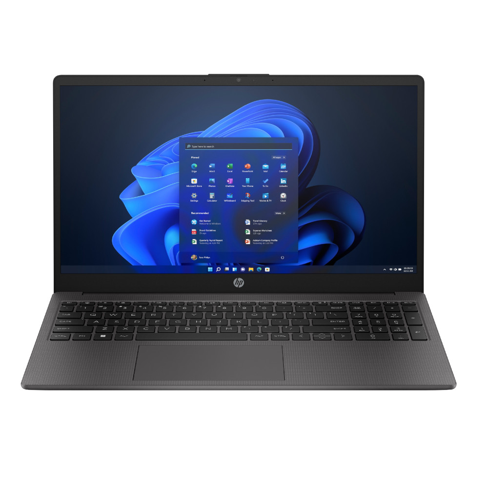LAPTOP HP 255R G10 PROCESADOR AMD RYZEN 5-7535U / 16GB RAM / 512GB SSD DISCO SOLIDO / PANTALLA 15,6" FH / NEGRA