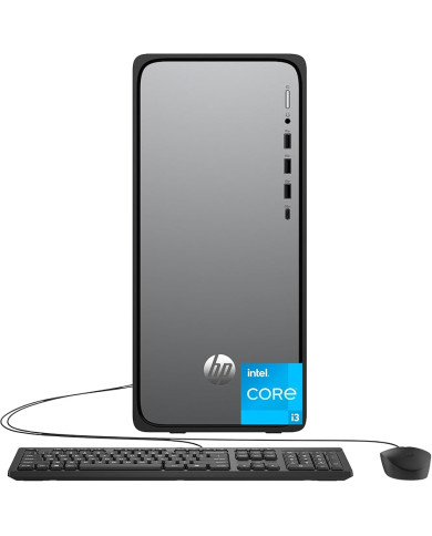 CPU HP OMNIDESK SLIM S03 / PROCESADOR INTEL CORE i3-14100 / 8GB RAM DDR5 / 512GB SSD DISCO SOLIDO / W11 / WIFI