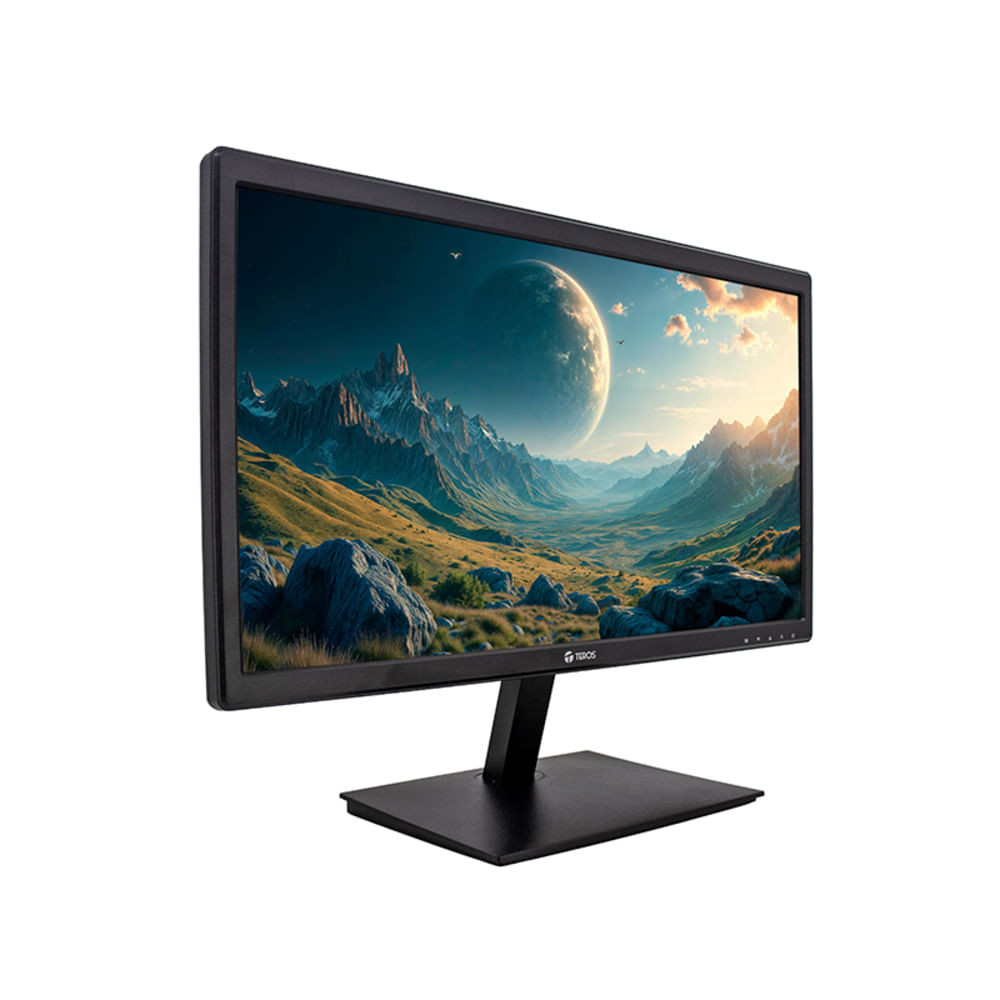MONITOR TEROS TE-1916S 19.5 PULG PANEL PLANO TN 1600X900 HD 75HZ – 5MS HDMI VGA PARLANTES INTEGRADOS