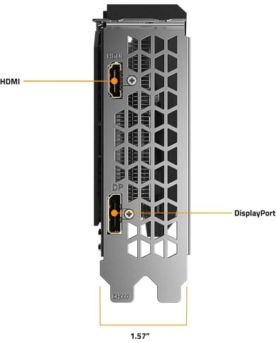 TARJETA DE VIDEO GIGABYTE EAGLE 4GB RX6500XT 2FAN GDDR6 PCLE 4.0 GAMER