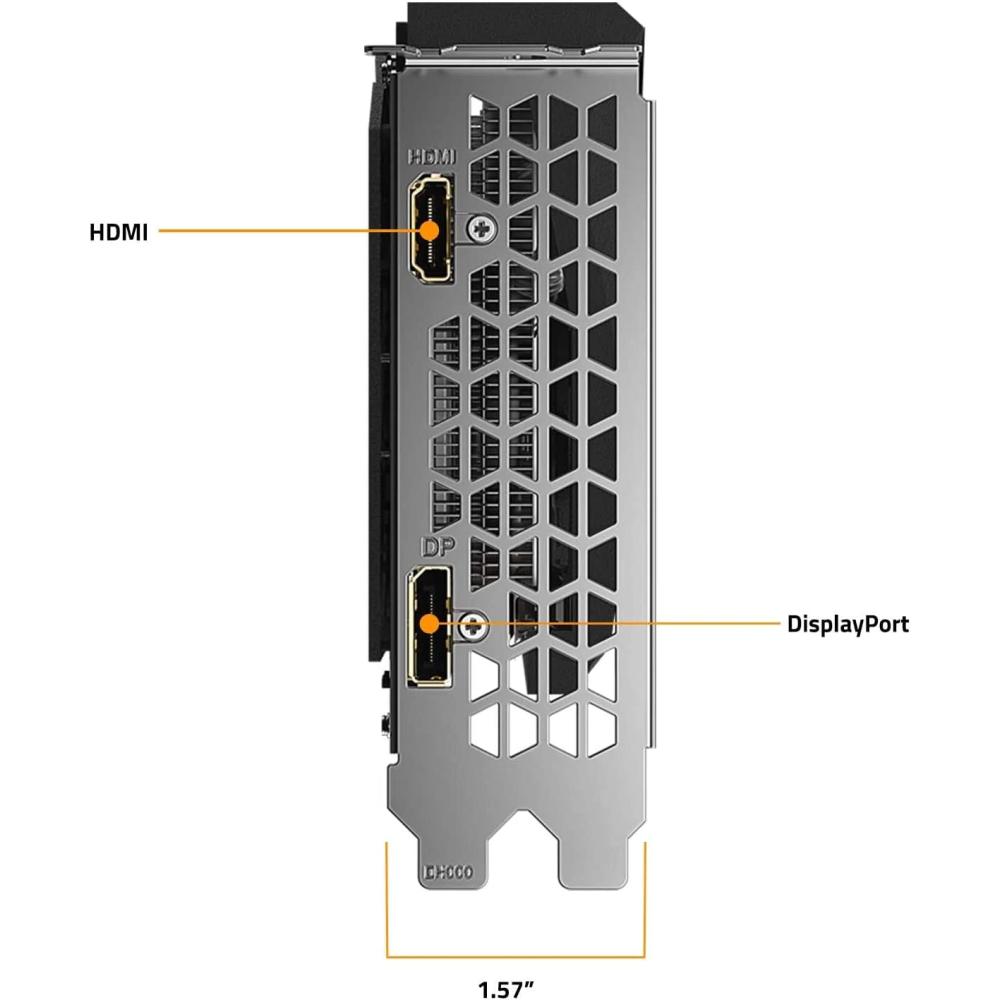 TARJETA DE VIDEO GIGABYTE EAGLE 4GB RX6500XT 2FAN GDDR6 PCLE 4.0 GAMER