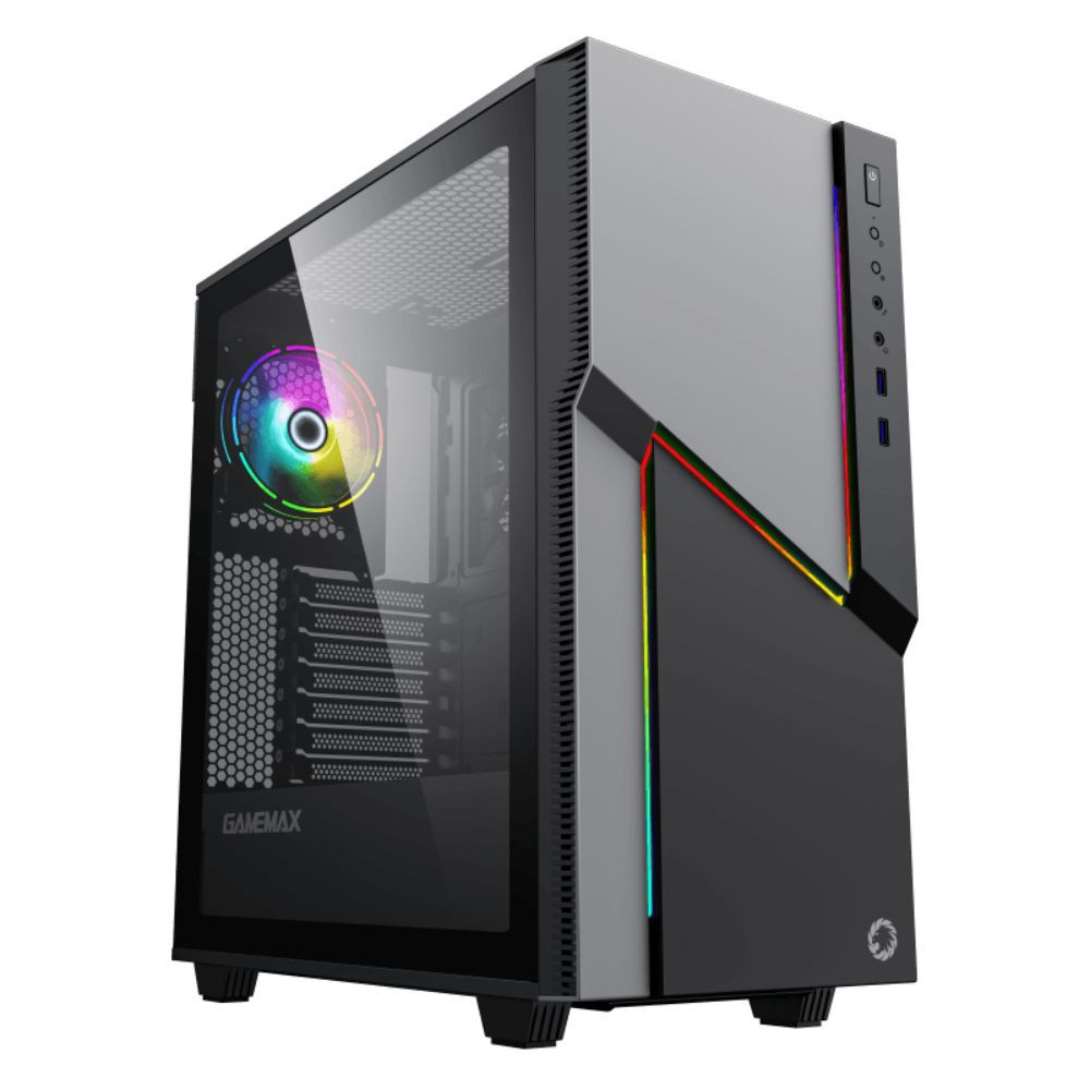 CASE GAMEMAX T805 NINJA COC VIDRIO 390x210x445mm
