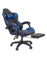 SILLA DE JUEGO POTENZZA CON APOYA PIES COLOR ROJA