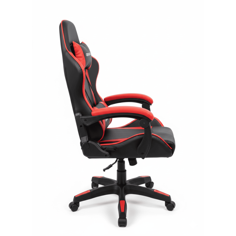 SILLA DE JUEGO POTENZZA CON APOYA PIES COLOR ROJA