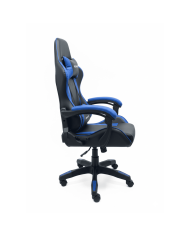 SILLA DE JUEGO POTENZZA AZUL CON APOYA PIES LUCES RGB