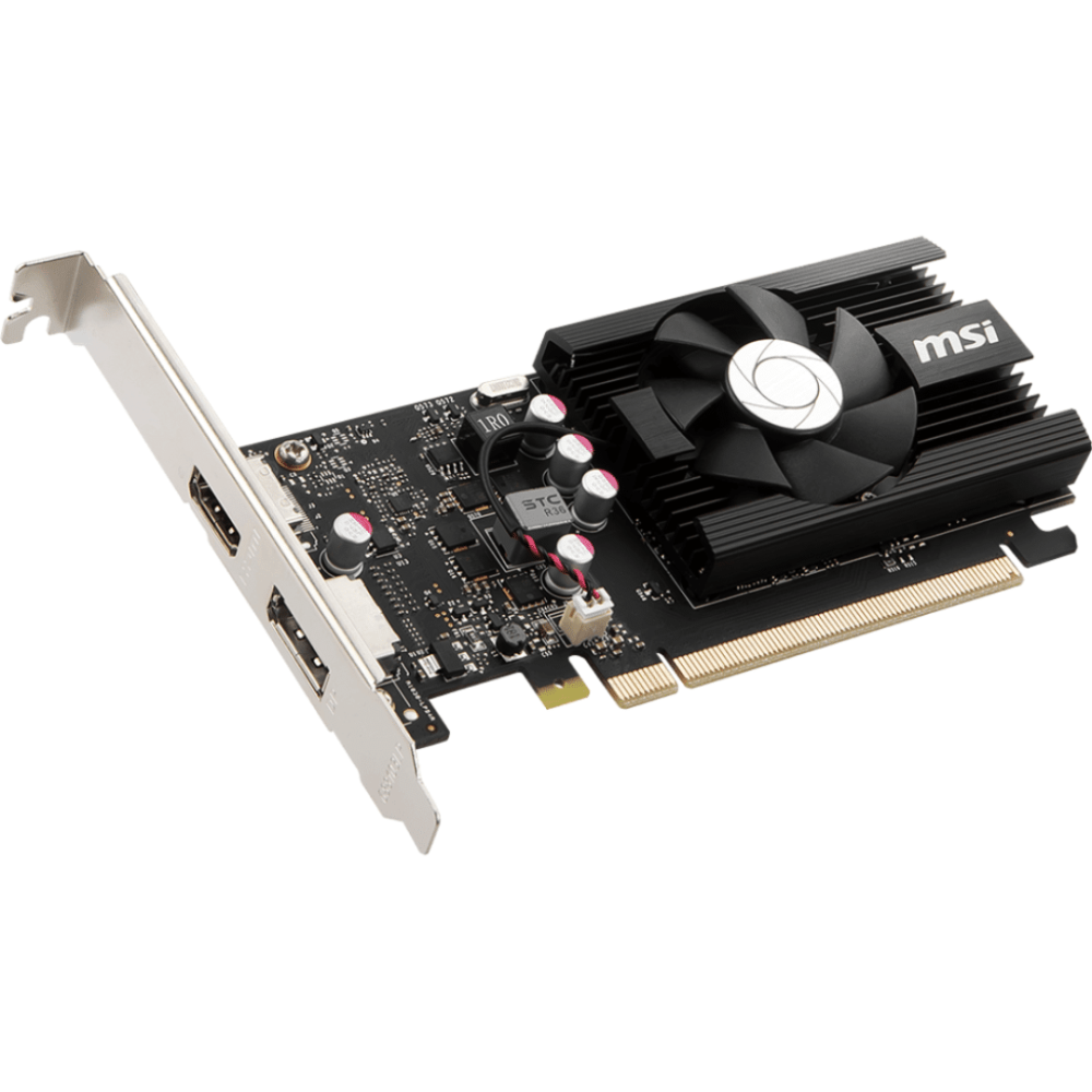 TARJETA DE VIDEO MSI GEFORCE GT 1030 4GB DDR4 OC LP HDMI DISPLAY PORT