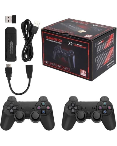 GAME STICK X2 PLUS + GAMEPAD 2.4 WIRELESS  15-02-005