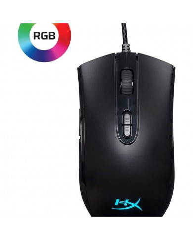 MOUSE KINGSTON HYPER HX-MC004B PULSEFIRE CORE RGB 6200DPI 7BOTONES