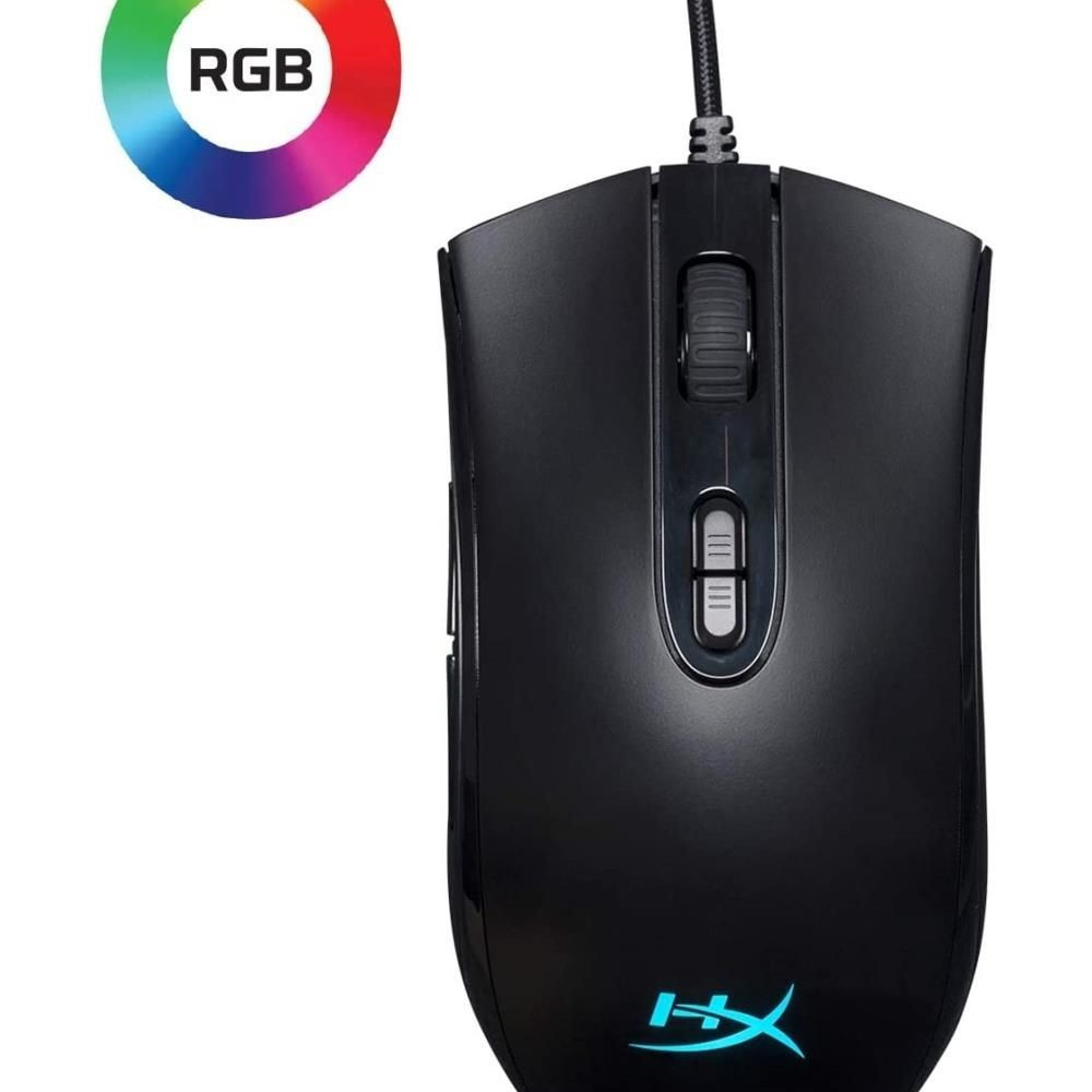 MOUSE KINGSTON HYPER HX-MC004B PULSEFIRE CORE RGB 6200DPI 7BOTONES