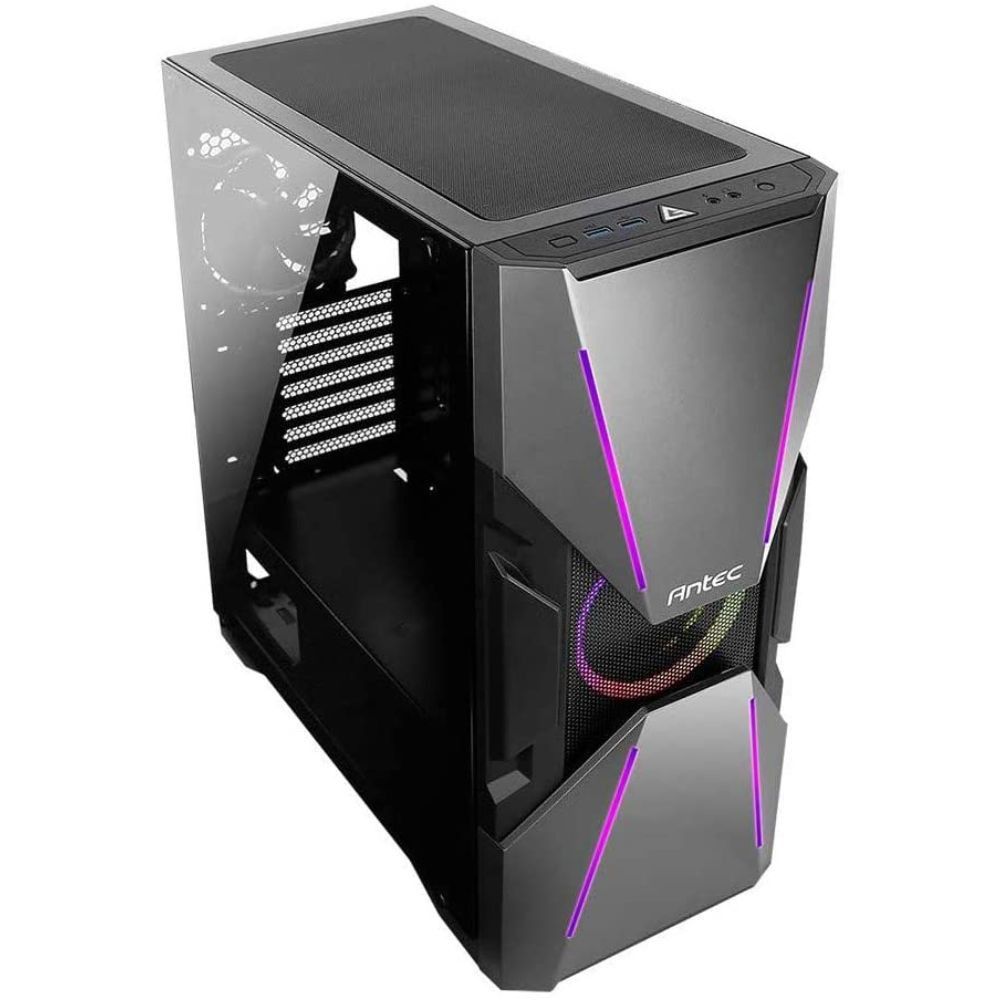 CASE ANTEC DA601 DARK AVENGER ARGB VIDRIO 480m220x500mm 2x120mm