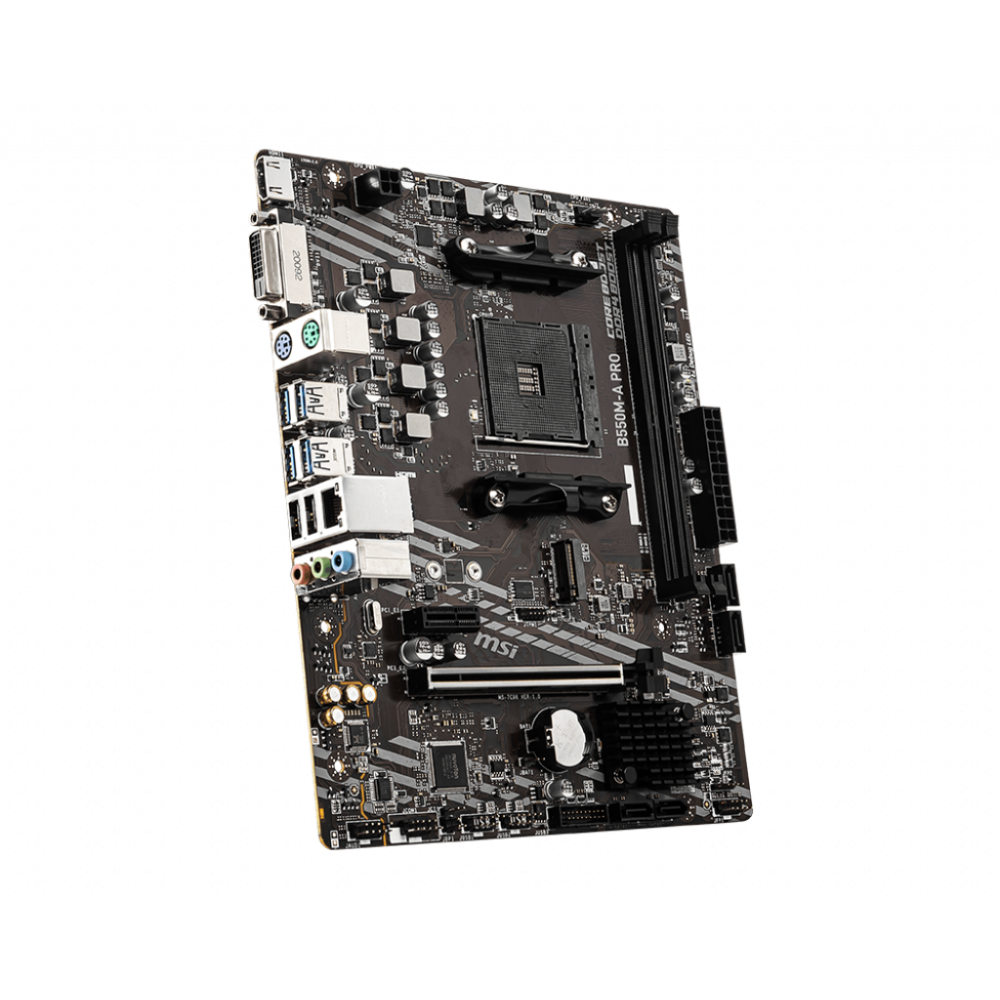 MAINBOARD MSI B550M A-PRO AM4 AMD RYZEN PCI-E 4.0