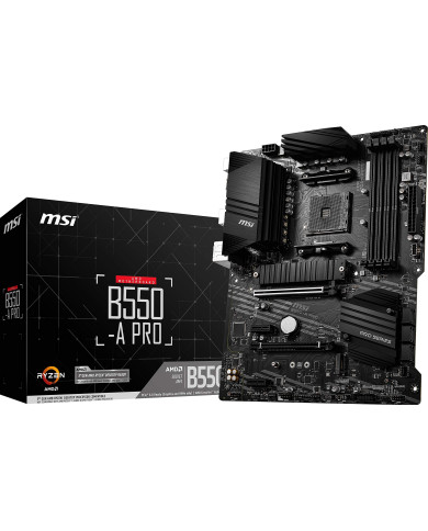 MAINBOARD MSI B550M A-PRO AM4 AMD RYZEN PCI-E 4.0