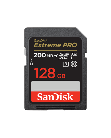 MEMORIA SD SANDISK 128GB EXTREME PRO SDXC 200MBS V30