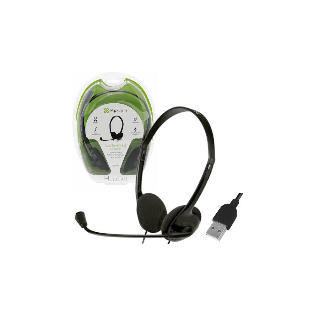 HEADSET KLIPX KSH-290 SEKUAL ON EAR USB