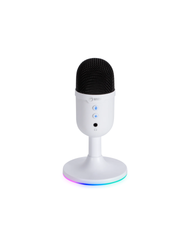 MICROFONO GAMING BLANCO MARVO BLAST 50 WH USB-A/USB-C /RGB/PLUG AND PLAY/ MIC-08