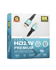 CABLE HDMI A HDMI 8K ULTRA HD PREMIUM/3M/2.1V/48GBPS/ARC