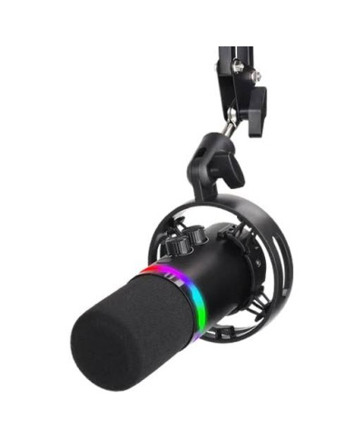MICROFONO GAMING REDRAGON SOLARA GM307 NEGRO RGB USB XLR / 18-02-069