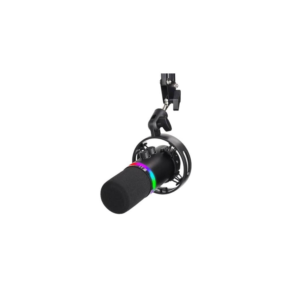 MICROFONO GAMING REDRAGON SOLARA GM307 NEGRO RGB USB XLR / 18-02-069