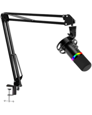 MICROFONO GAMING REDRAGON SOLARA GM307 NEGRO RGB USB XLR / 18-02-069