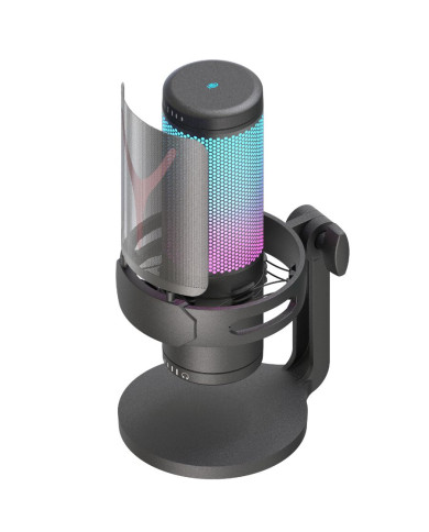 MICROFONO GAMING REDRAGON FENRIS GM301 NEGRO RGB / 18-02-066