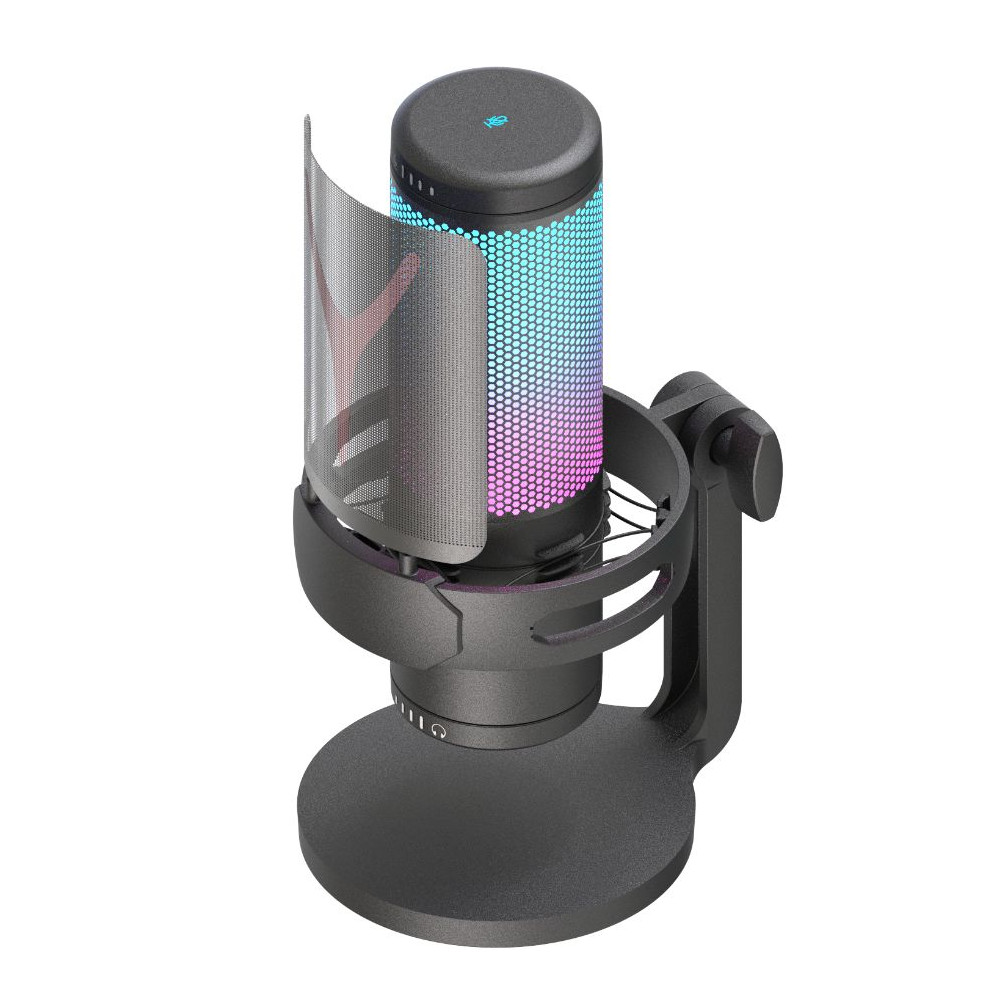 MICROFONO GAMING REDRAGON FENRIS GM301 NEGRO RGB / 18-02-066