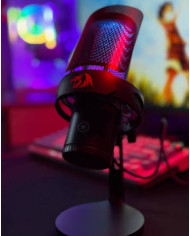 MICROFONO GAMING REDRAGON FENRIS GM301 NEGRO RGB / 18-02-066