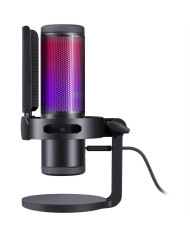 MICROFONO GAMING REDRAGON FENRIS GM301 NEGRO RGB / 18-02-066