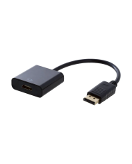 ADAPTADOR DISPLAY PORT A HDMI ARGOM ARG-CB-0059 15CM CABLE NEGRO