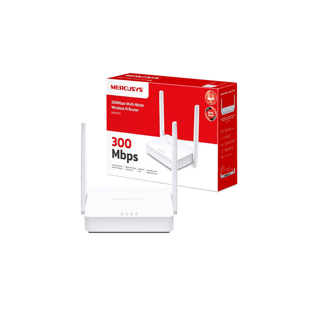 ROUTER MERCUSYS 300MPS MW301R 2ANTENAS IPV6 WIRELESS N / 0850500176
