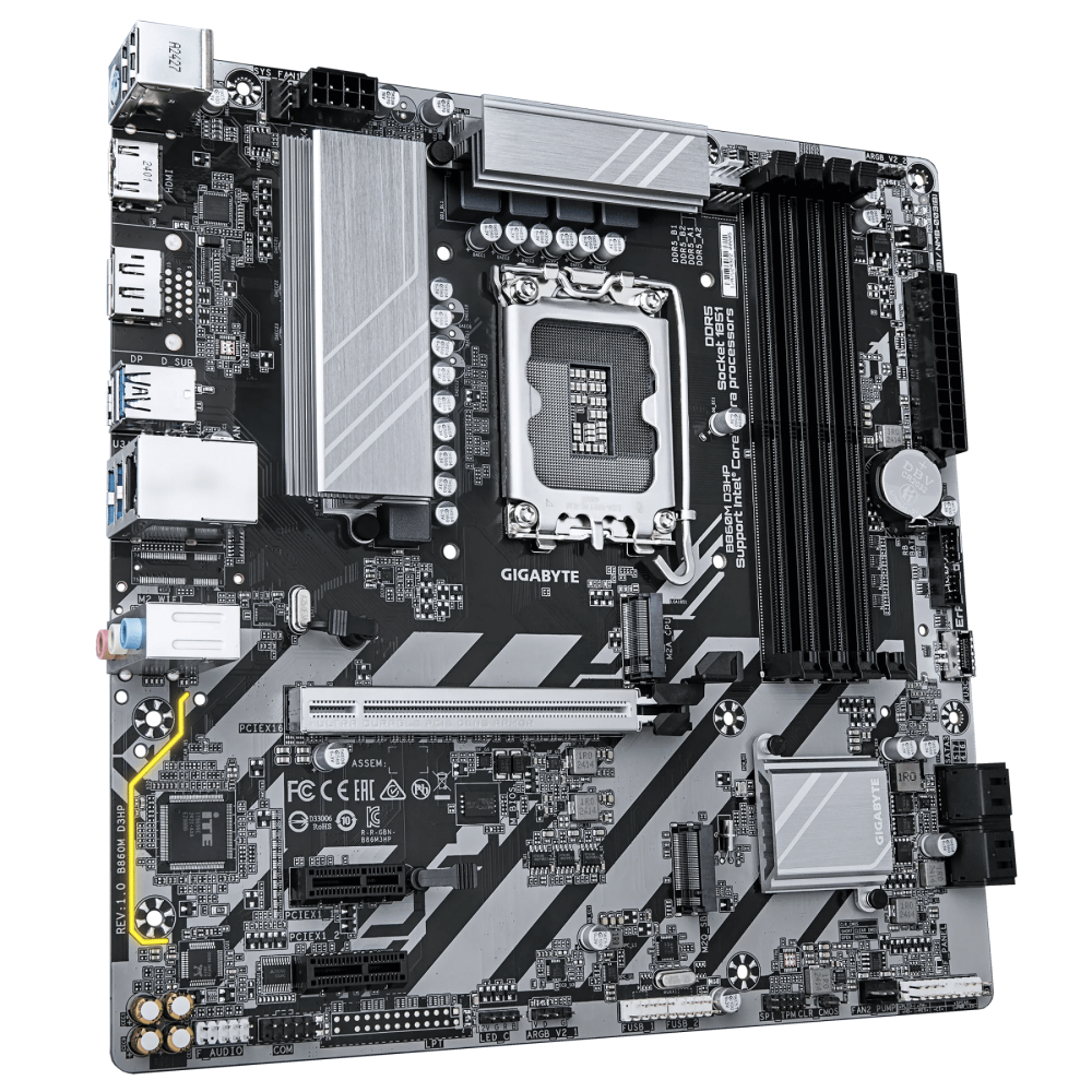 MAINBOARD GIGABYTE B860M D3HP LGA1851 4xDDR5 ATX  PCIe5 ULTRA_SUPPORT / 9MB86M3HP-00-G11