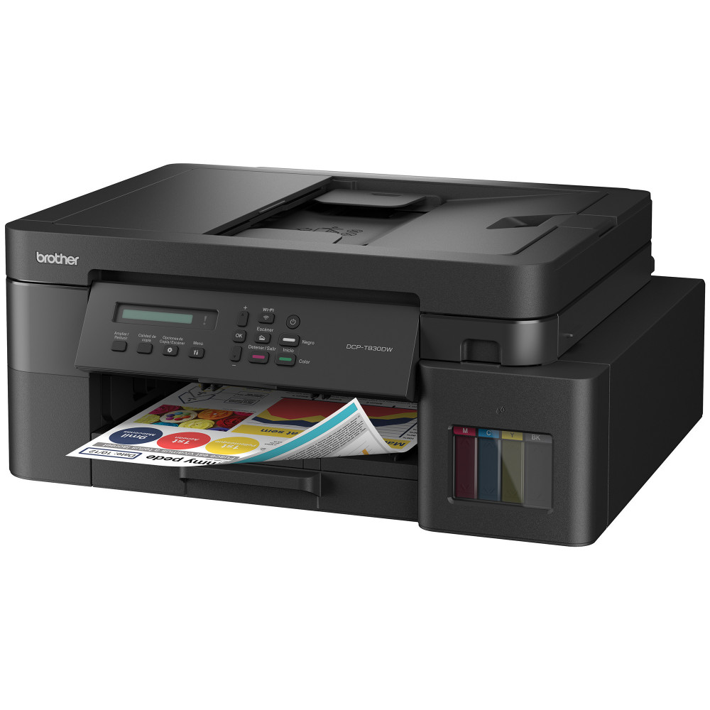 IMPRESORA BROTHER T830DW WIFI DUPLEX ADF MULTIFUNCION  IMPRIME COPIA ESCANEA