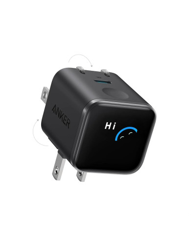 CARGADOR ANKER NANO 45W USB-C PLEGABLE 180GRADOS SMART / A121D111