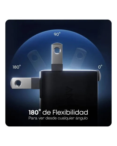 CARGADOR ANKER NANO 45W USB-C PLEGABLE 180GRADOS SMART / A121D111