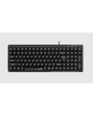 TECLADO GENIUS LUXEMATE 120 NEGRO USB COMPACTO COPILOT
