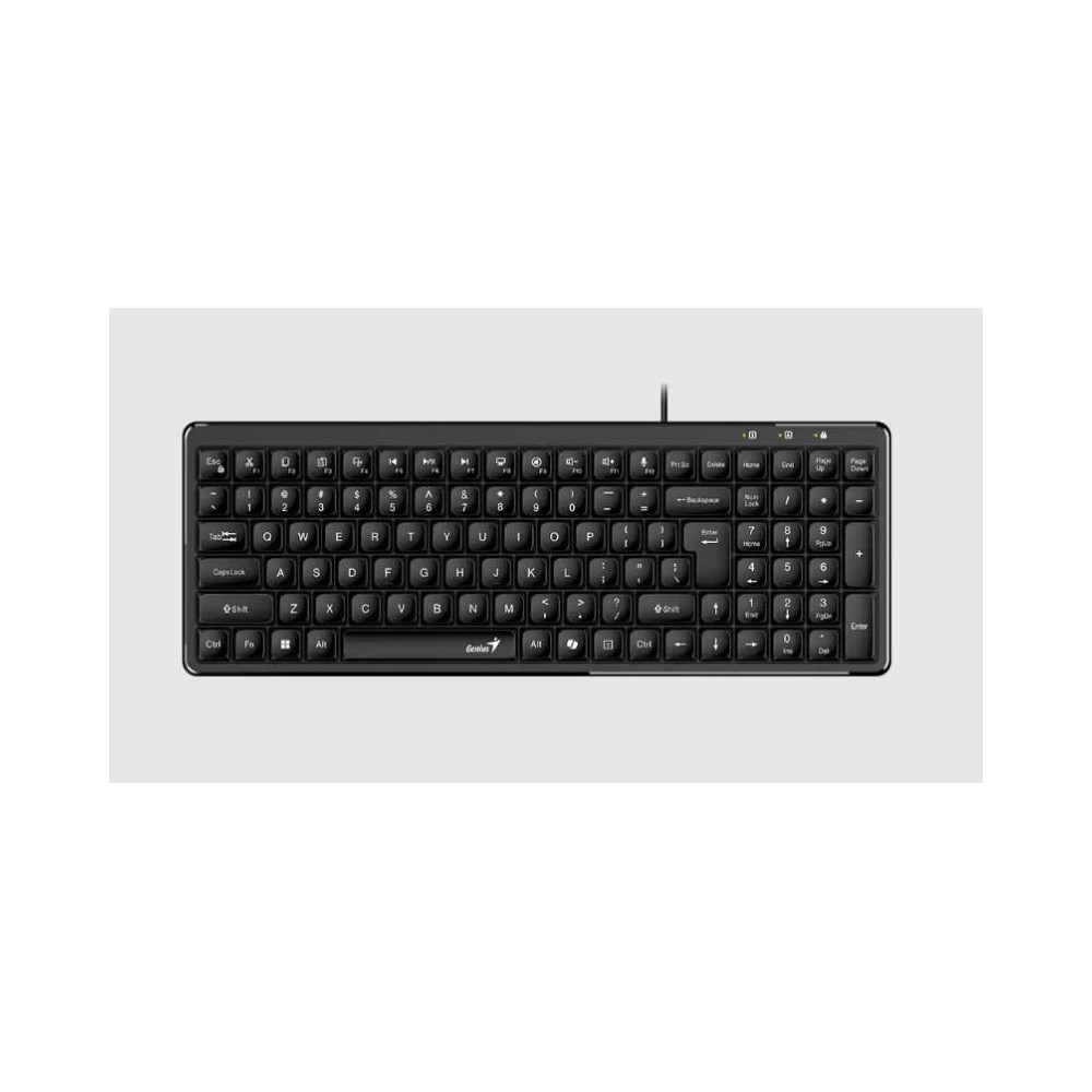 TECLADO GENIUS LUXEMATE 120 NEGRO USB COMPACTO COPILOT