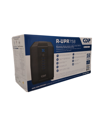 UPS INTERACTIVA 750VA CDP R-UPR758 375WATTS  8-TOMAS 120VAC