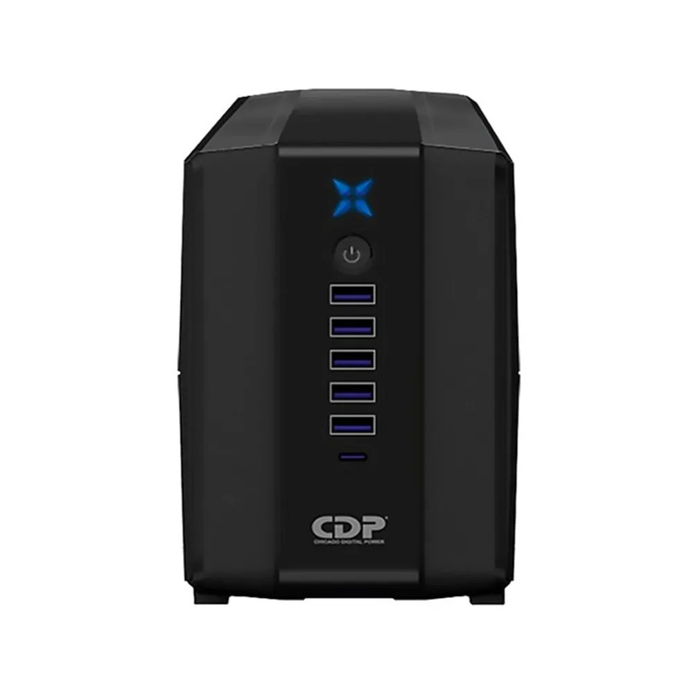 UPS INTERACTIVA 750VA CDP R-UPR758 375WATTS  8-TOMAS 120VAC