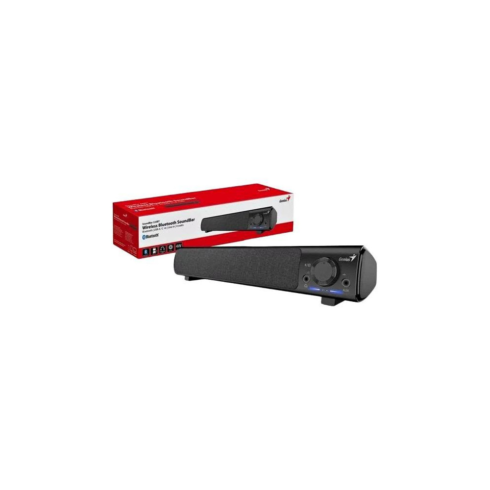 PARLANTES BARRA DE SONIDO GENIUS 220BT WIRELESS USB-A/USB-C/LINE-IN 4WATTS / 31730060400