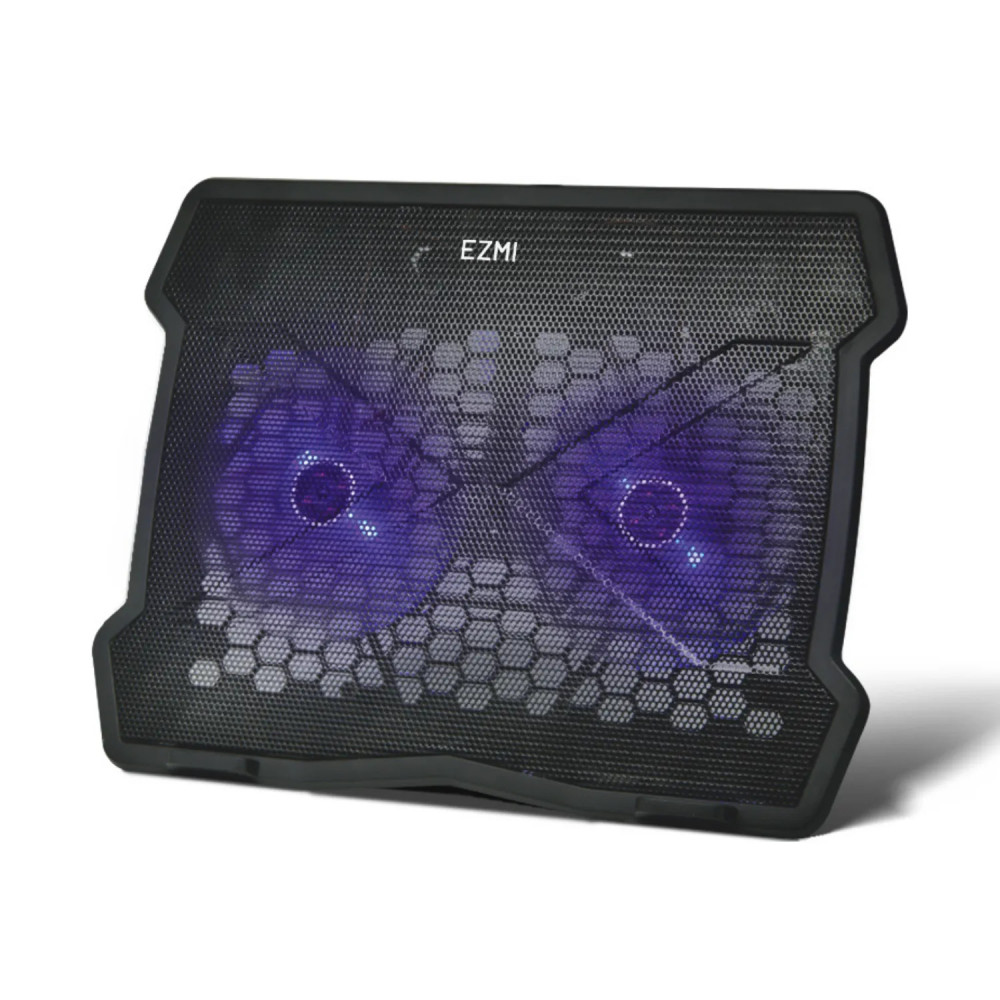 COOLING FAN EZMI DCX-A11 15,6"  2FAN LED AZUL 2USB REGULABLE