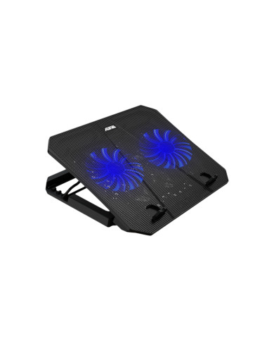 COOLING FAN EZMI DCX-A11 15,6"  2FAN LED AZUL 2USB REGULABLE