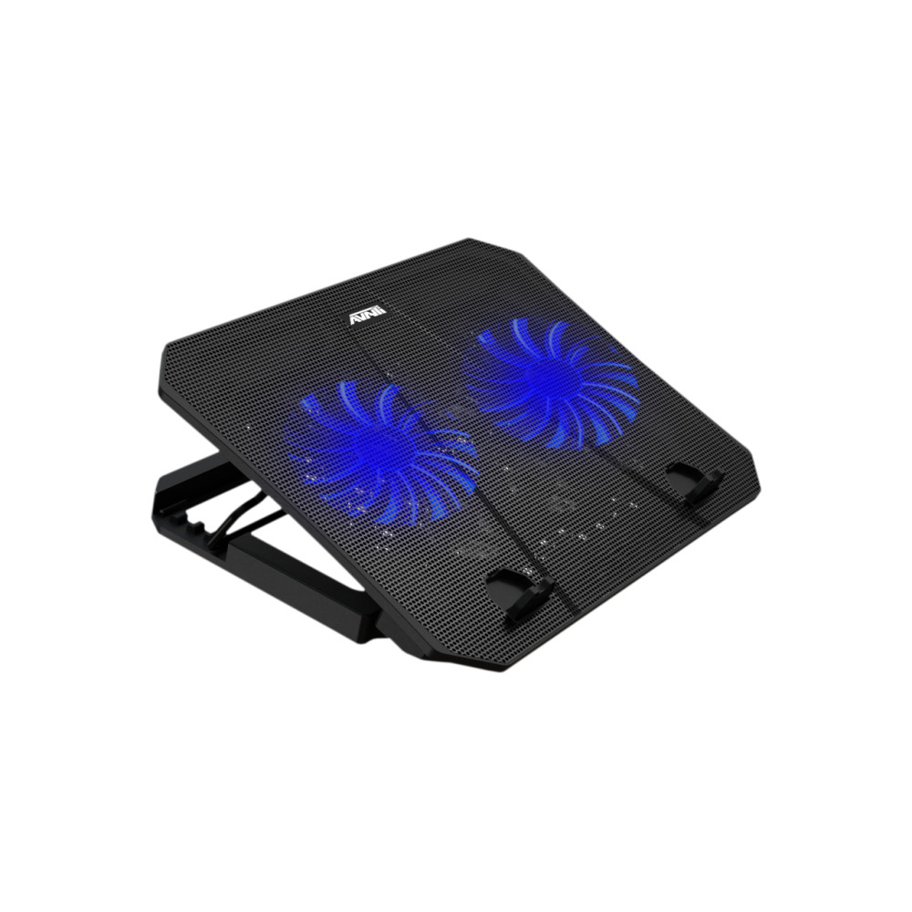 COOLING FAN EZMI DCX-A11 15,6"  2FAN LED AZUL 2USB REGULABLE