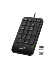TECLADO NUMERICO NUMPAD 125 GENIUS TECLADO USB-C/USB-A SLIM SILENT + COPILOT