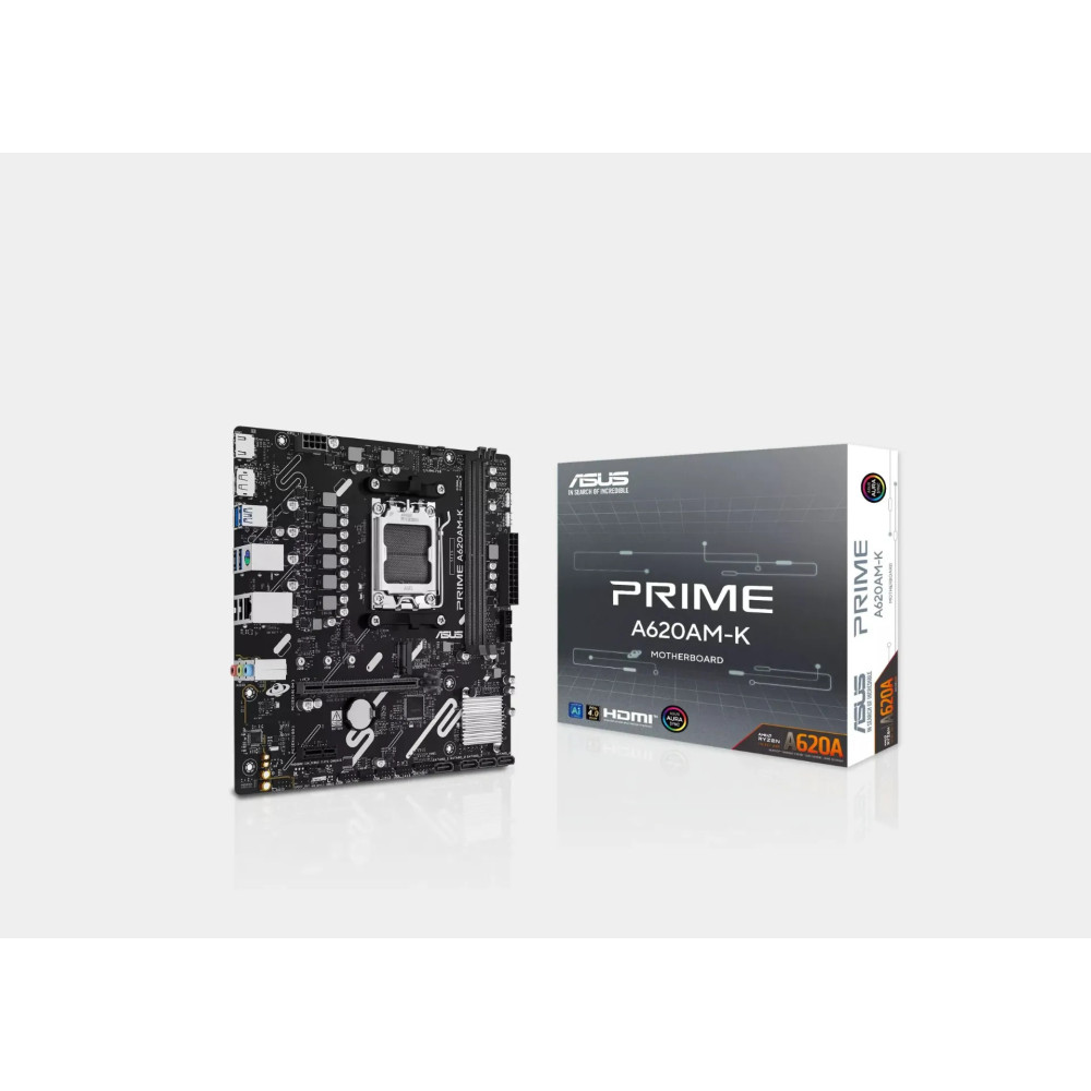 MAINBOARD ASUS A620AM-K PRIME AM5 2xDDR5 AURA PCIE4 AI DP/HDMI / 90MB1GX0-M0EAY0