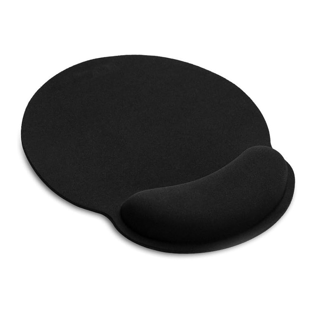 MOUSE PAD NEGRO CON REPOSAMANOS / 01-02-058