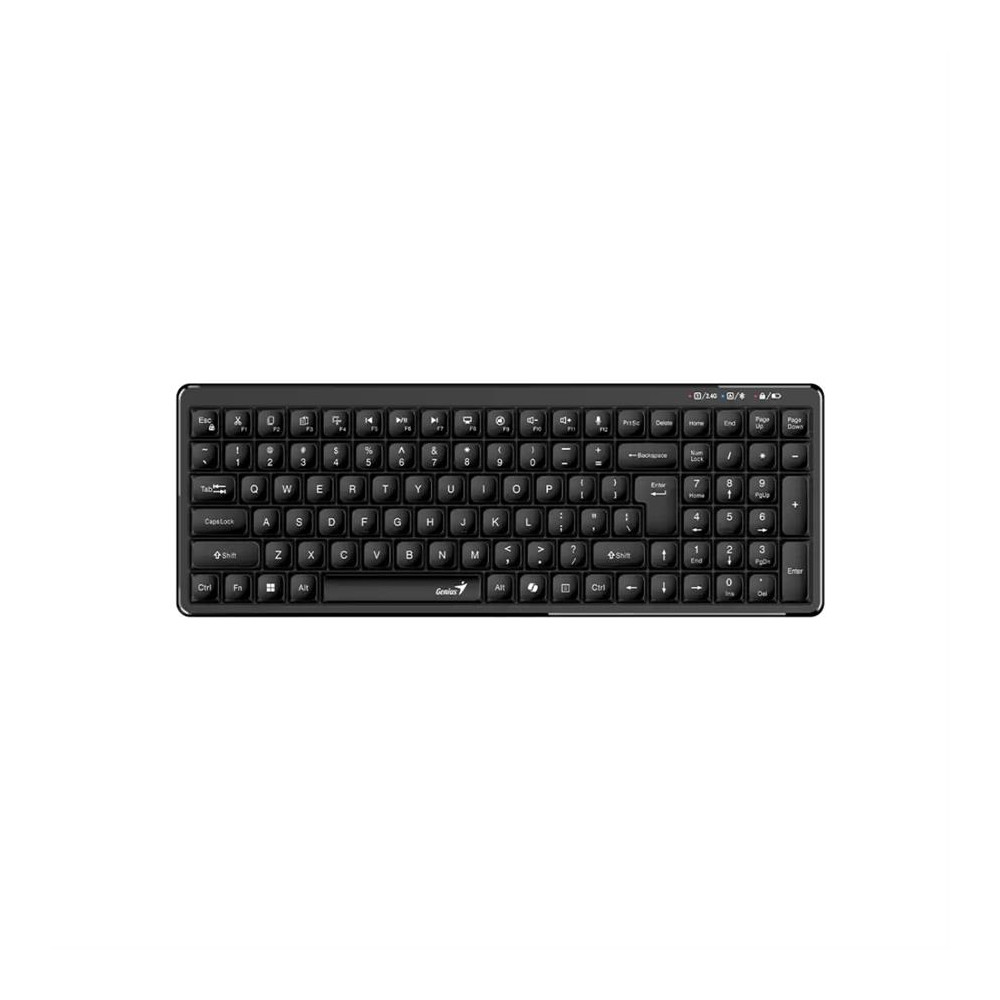 TECLADO BLUETOOTH GENIUS Q7100B NEGRO + WIRELESS  2.4Hz + COPILOT / 31320005401