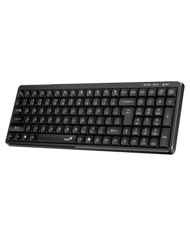 TECLADO BLUETOOTH GENIUS Q7100B NEGRO + WIRELESS  2.4Hz + COPILOT / 31320005401