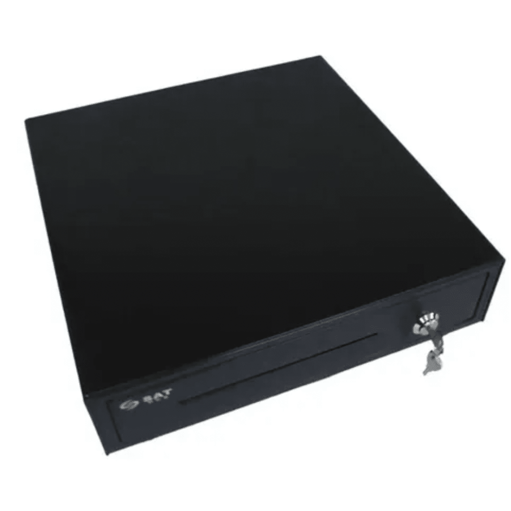 CAJA REGISTRADORA METALICA SAT 119 NEGRA